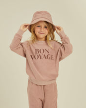 Load image into Gallery viewer, Rylee + Cru - Terry Crewneck - Bon Voyage - Mauve