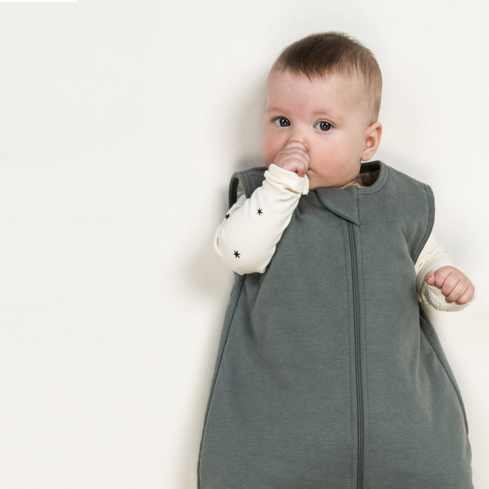 Organic Baby Sleeping Bag - Petrol