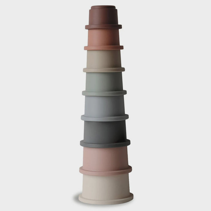Mushie - Stacking Cups Toy - Original