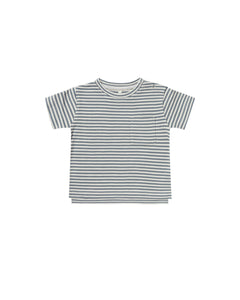 Rylee + Cru - Raw Edge Tee - Sea Stripe