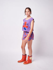 BOBO CHOSES - Petunia All Over Woven Shorts - Violet