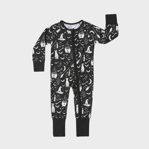 Emerson and Friends - Hocus Pocus Bamboo Baby Convertible Footie Pajamas