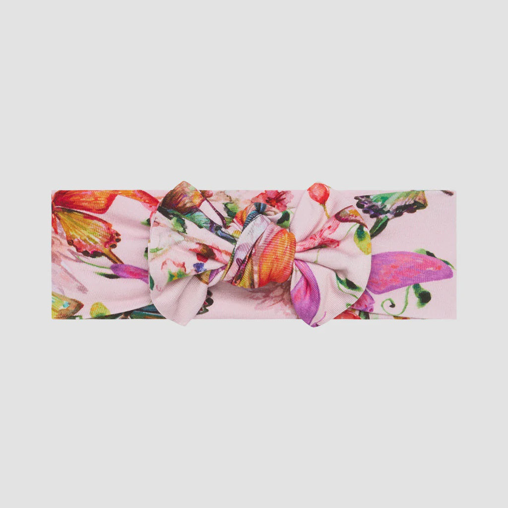 Watercolor Butterfly Infant Headwrap 0-3 M