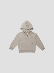 PLAY X PLAY - Zip Up Tech Hoodie - Heathered Dove