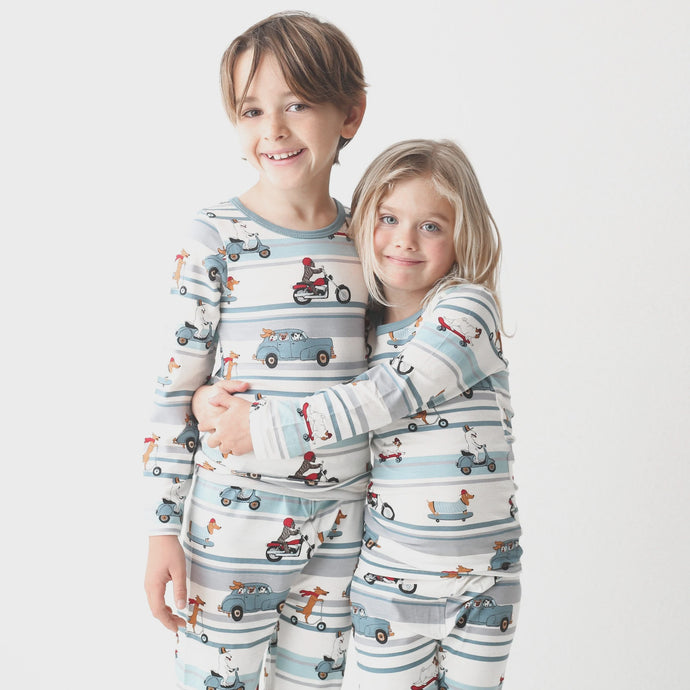 Bestaroo - Traffic Jam Long Sleeve Pajamas