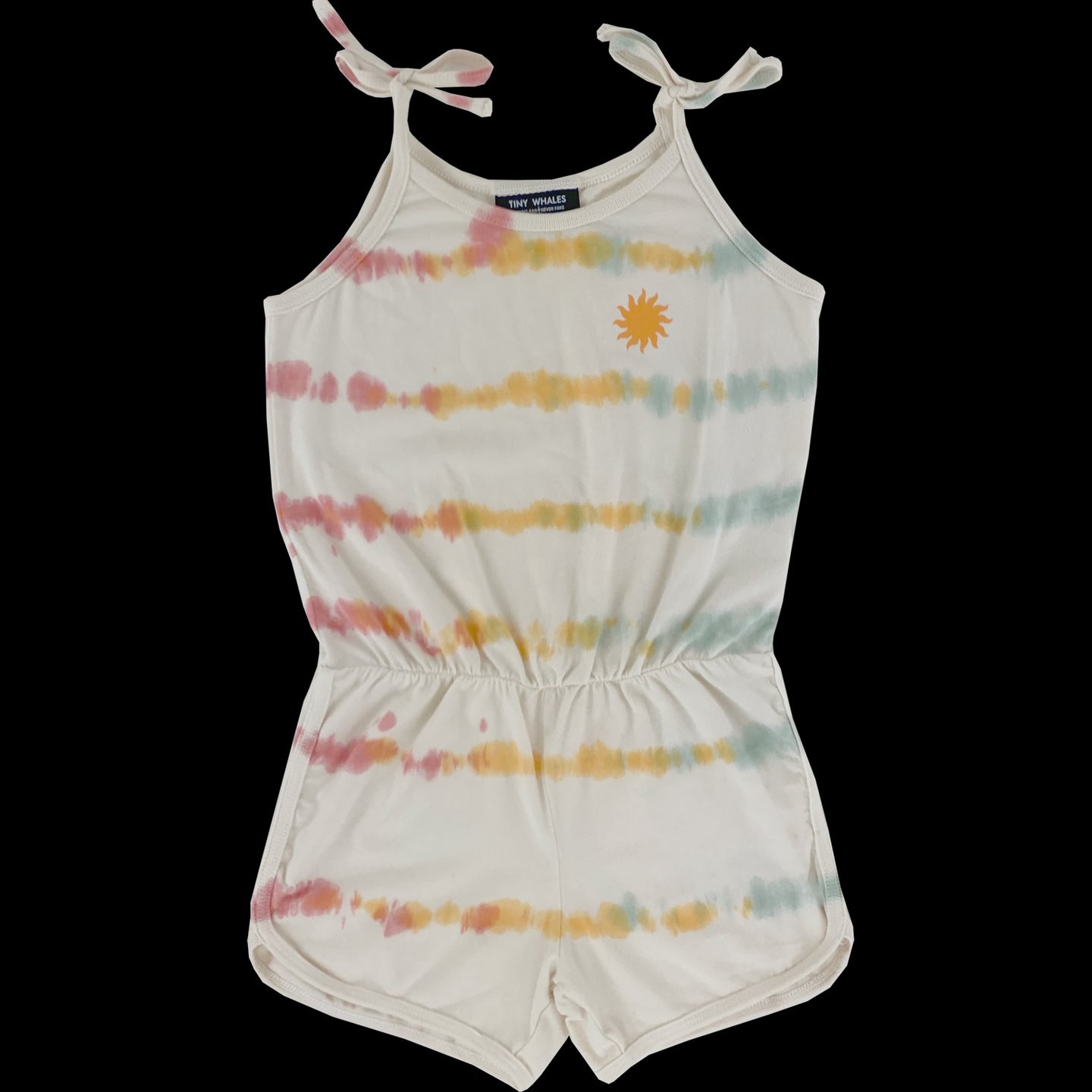 Tiny Whales - Prism Romper - Multi Tie Dye