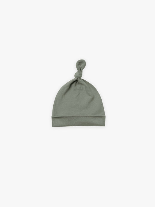 Quincy Mae - Organic Knotted Baby Hat - Basil