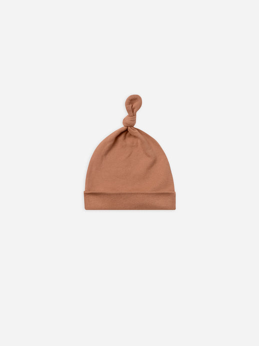 Quincy Mae - Organic Knotted Baby Hat - Amber