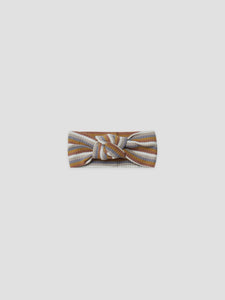 Quincy Mae - Organic Ribbed Knotted Headband - Multi-Stripe