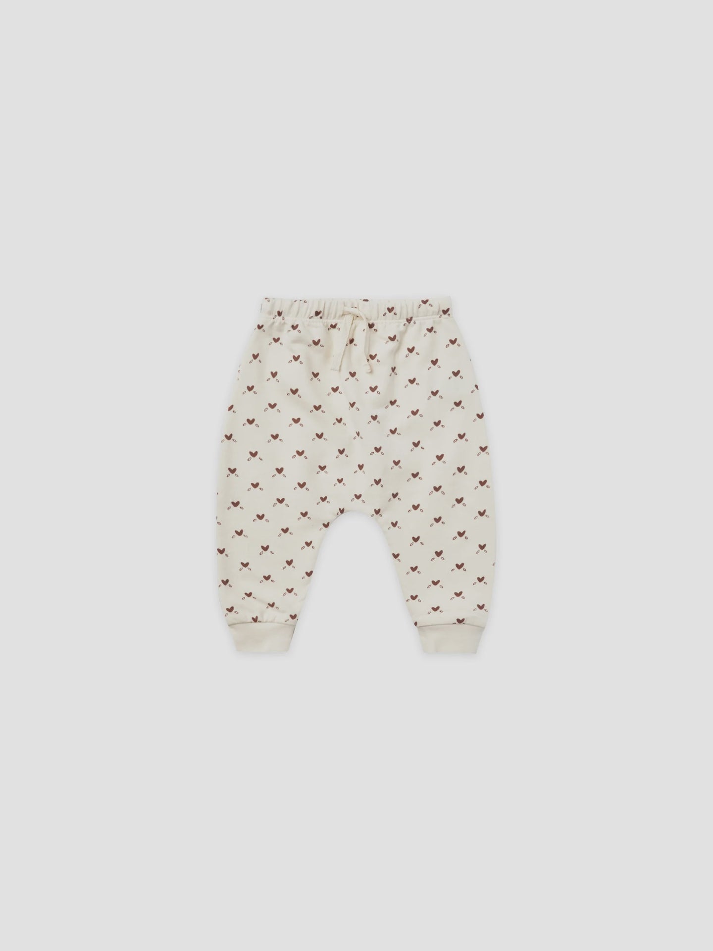 Quincy Mae - Organic Fleece Sweatpants - Hearts