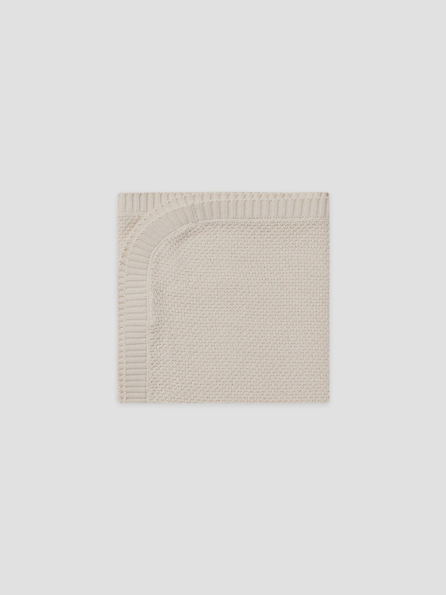Quincy Mae - Organic Knit Baby Blanket - Natural