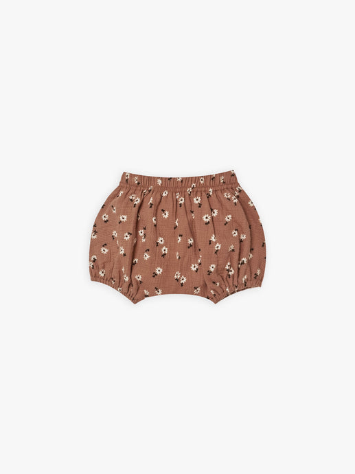 Quincy Mae - Organic Clay Ditsy Woven Bloomers - Clay