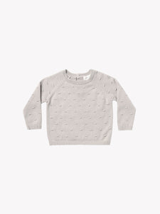Organic Bailey Knit Sweater - Ash