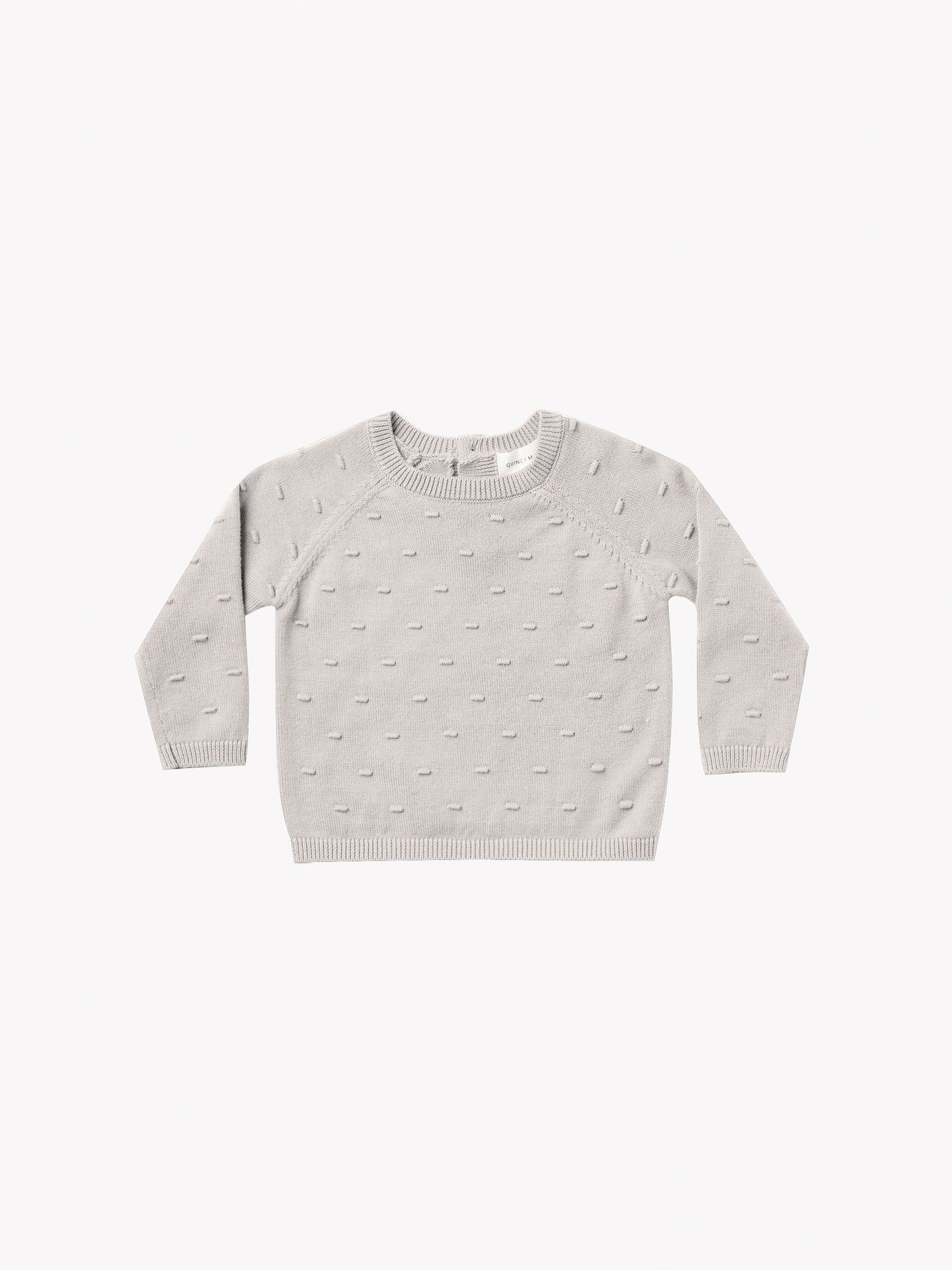 Organic Bailey Knit Sweater - Ash