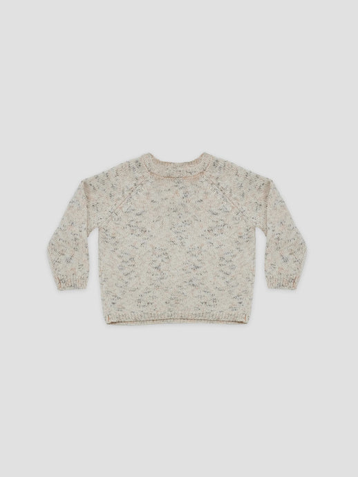 Quincy Mae - Organic Speckled Knit Sweater - Natural
