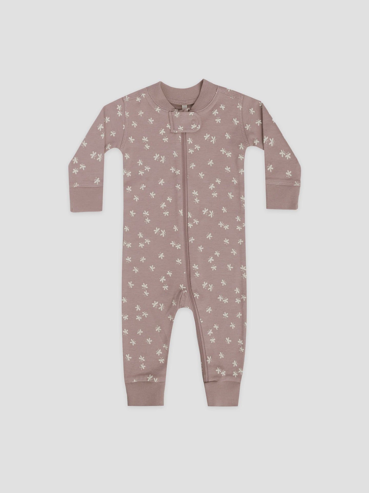 Quincy Mae - Zip Longsleeve Sleeper - Butterflies