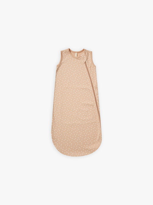 Quincy Mae - Organic Dots Jersey Sleep Bag - Petal