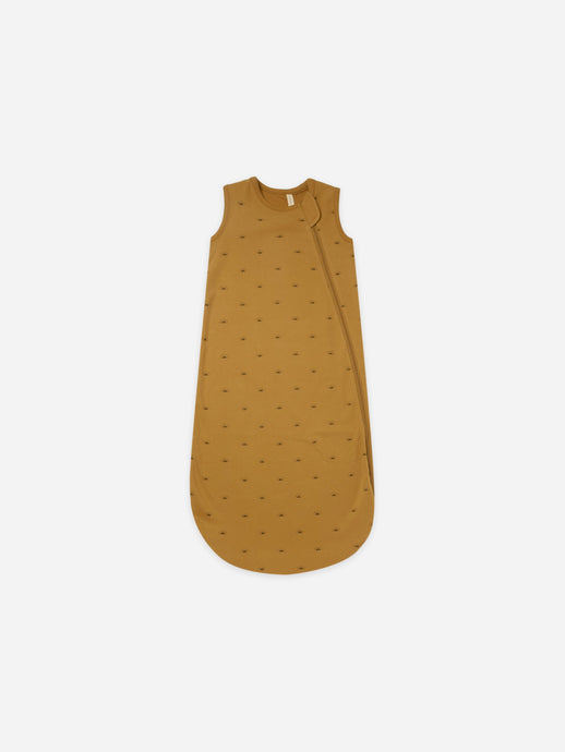 Quincy Mae - Organic Jersey Sleep Bag - Suns - Ocre