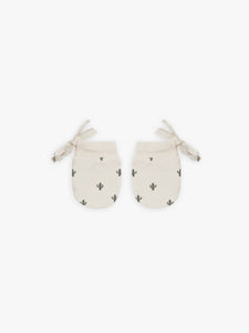 Quincy Mae - Organic Cactus No Scratch Mittens - Ivory
