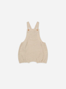 Quincy Mae - Organic Hayes Overall - Ocre Stripe