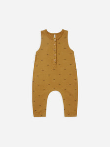 Quincy Mae - Organic Sleeveless Jumpsuit - Suns - Ocre