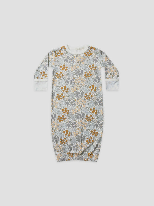 Quincy Mae - Bamboo Baby Gown - Garden