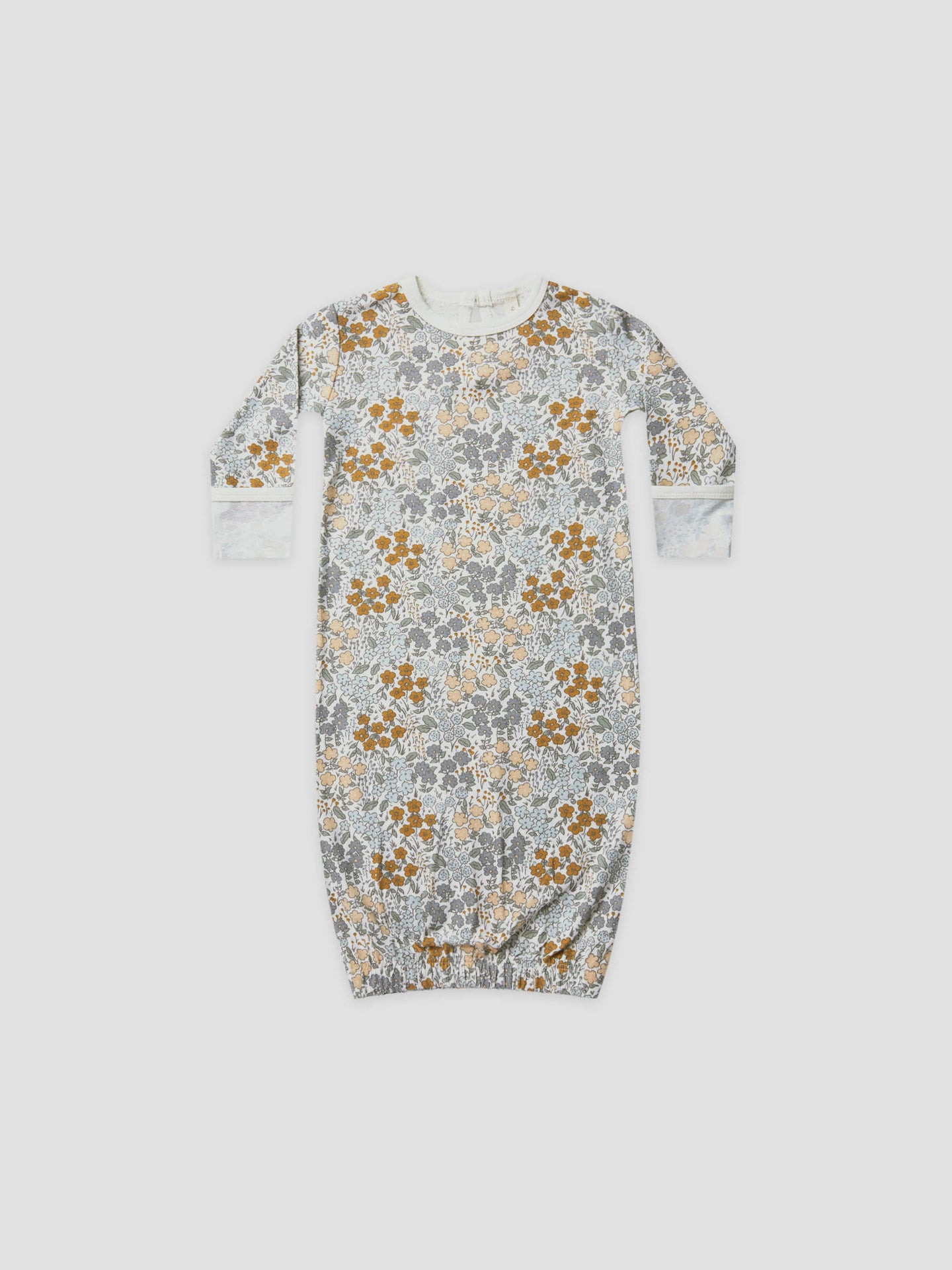 Quincy Mae - Bamboo Baby Gown - Garden