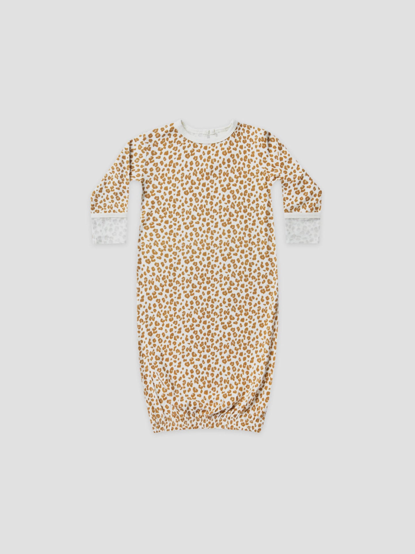 Quincy Mae - Bamboo Baby Gown - Cheetah