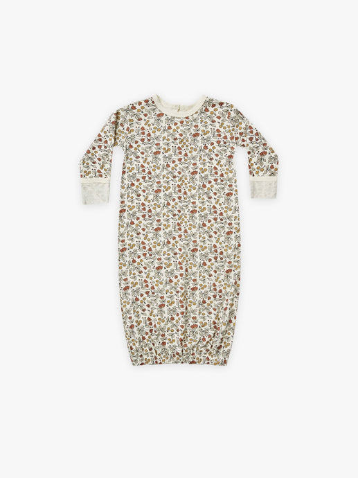 Quincy Mae - Fleur Bamboo Baby Gown - Ivory