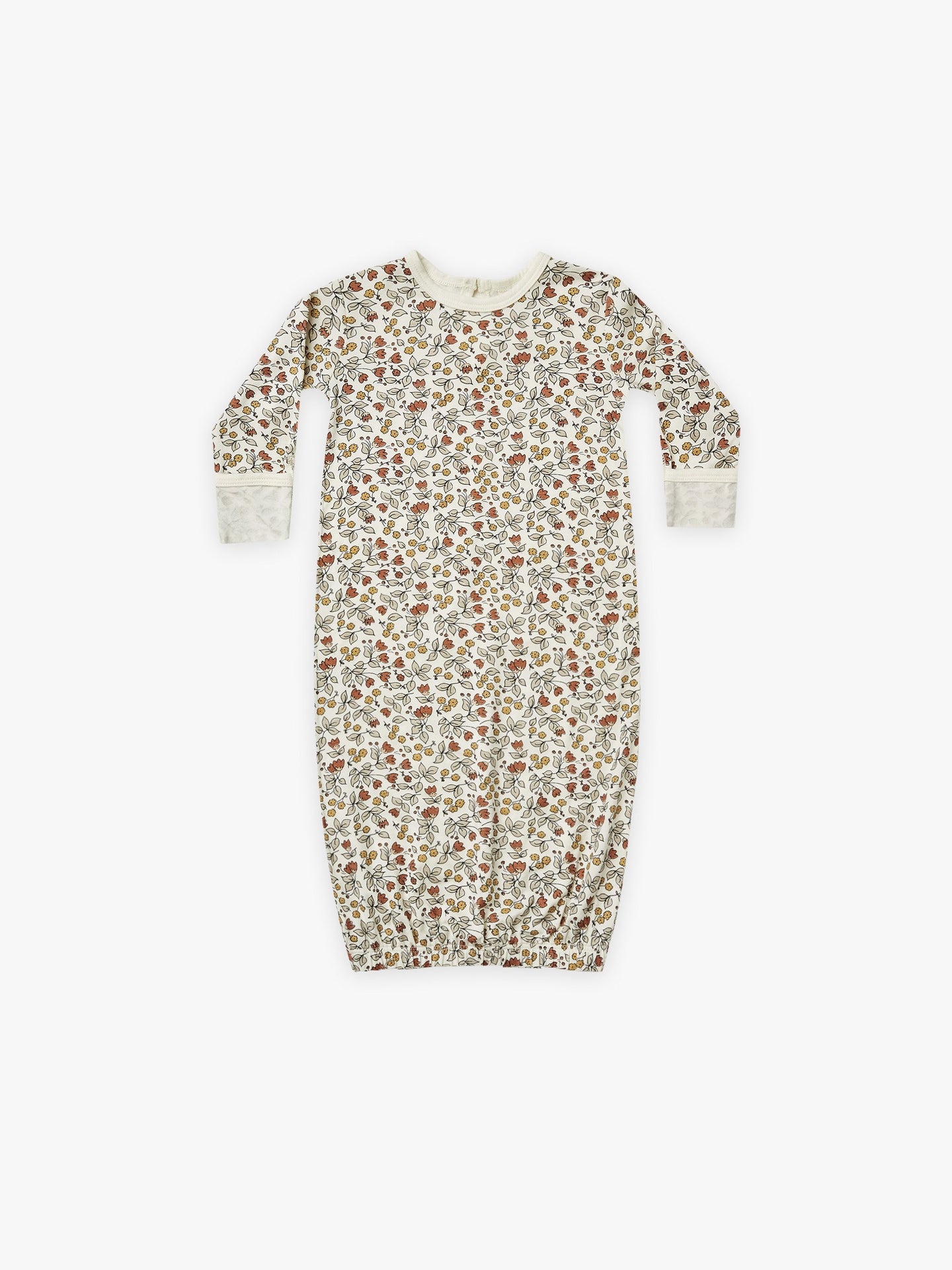 Quincy Mae - Fleur Bamboo Baby Gown - Ivory