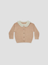 Load image into Gallery viewer, Quincy Mae - Organic Ruffle Collar Cardigan - Blush