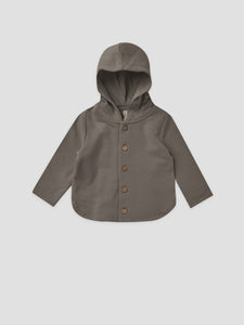Quincy Mae - Organic Fleece Hoodie - Charcoal