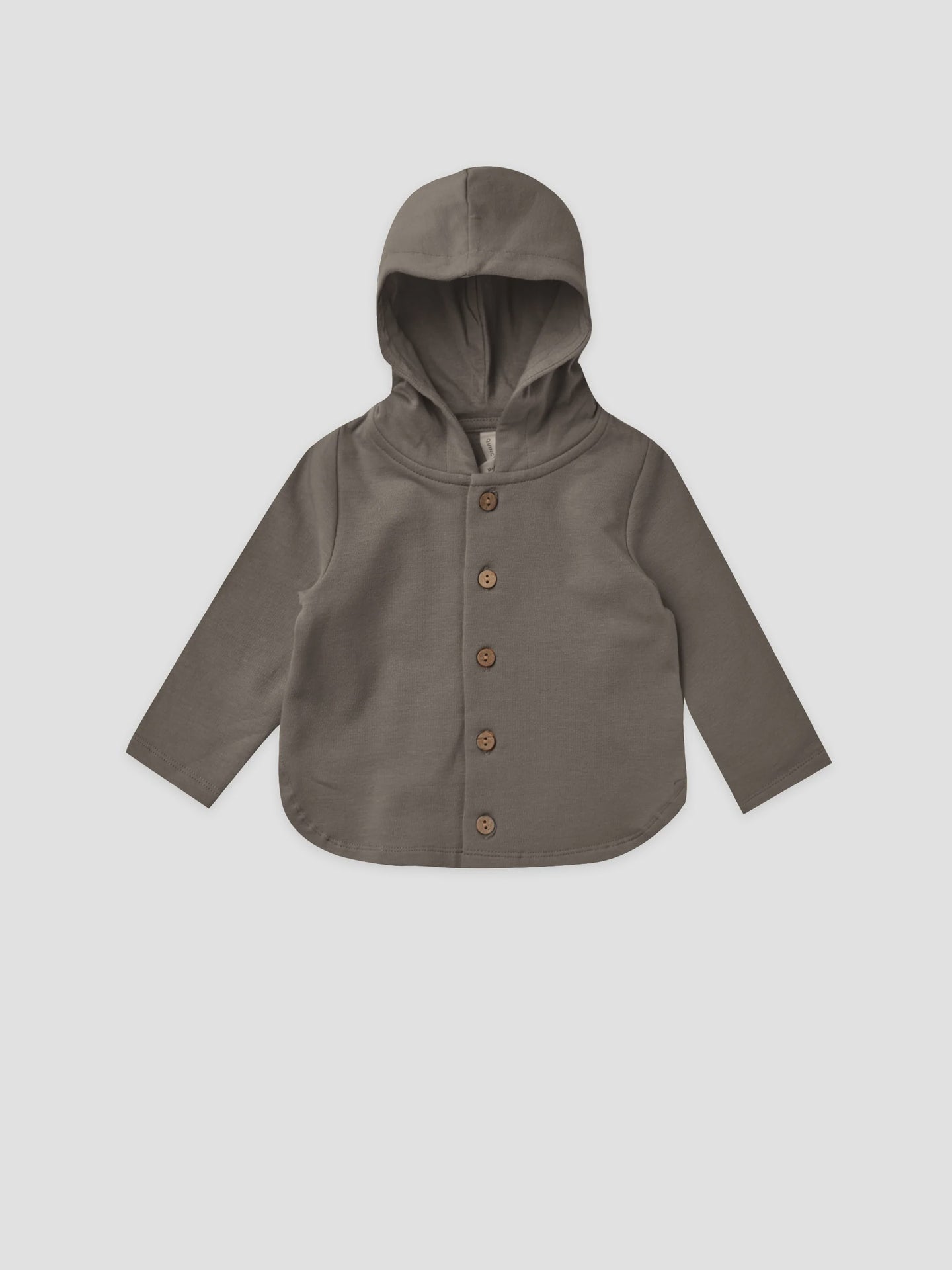 Quincy Mae - Organic Fleece Hoodie - Charcoal