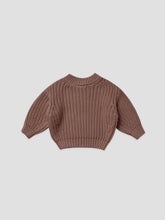 Load image into Gallery viewer, Quincy Mae - Organic Chunky Knit Sweater - Pecan