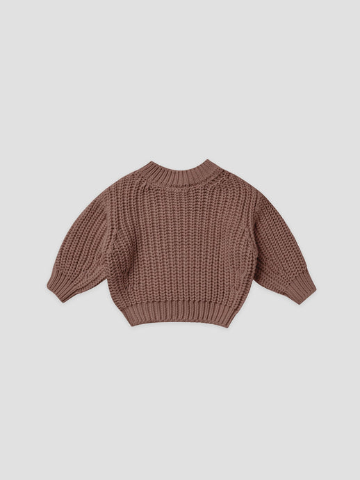 Quincy Mae - Organic Chunky Knit Sweater - Pecan