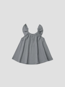 Quincy Mae - Ruffle Swing Dress - Ocean