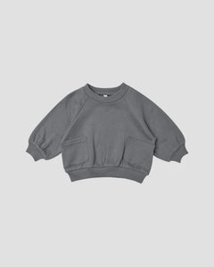 Quincy Mae - Pocket Sweatshirt - Navy