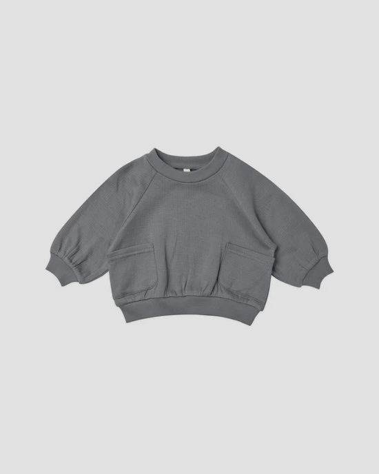Quincy Mae - Pocket Sweatshirt - Navy