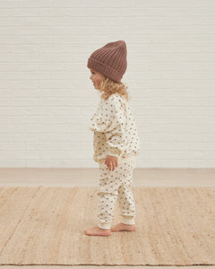 Quincy Mae - Organic Fleece Sweatpants - Hearts