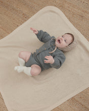 Load image into Gallery viewer, Quincy Mae - Organic Knit Baby Blanket - Natural