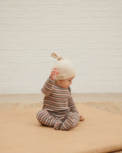 Load image into Gallery viewer, Quincy Mae - Organic Ribbed Footie - Autumn Stripe