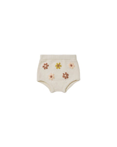 Rylee + Cru - Knit Bloomer - Flowers - Natural
