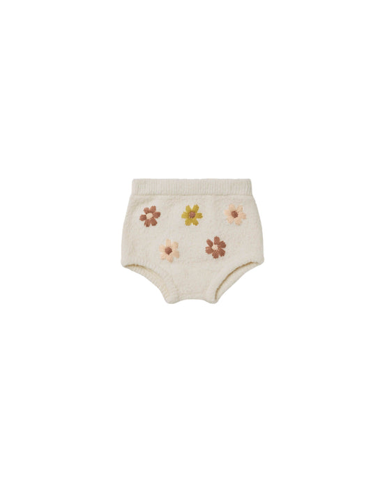 Rylee + Cru - Knit Bloomer - Flowers - Natural