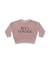 Load image into Gallery viewer, Rylee + Cru - Terry Crewneck - Bon Voyage - Mauve
