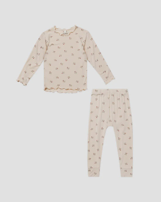Rylee + Cru - Holly Berry Modal Pajama Set