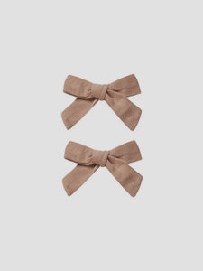 Rylee + Cru - Bow with Clip - Clay