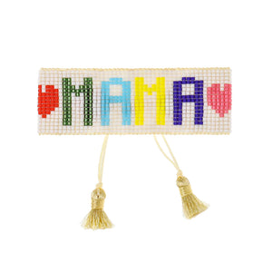 Hart - Rainbow MAMA Beaded Bracelet