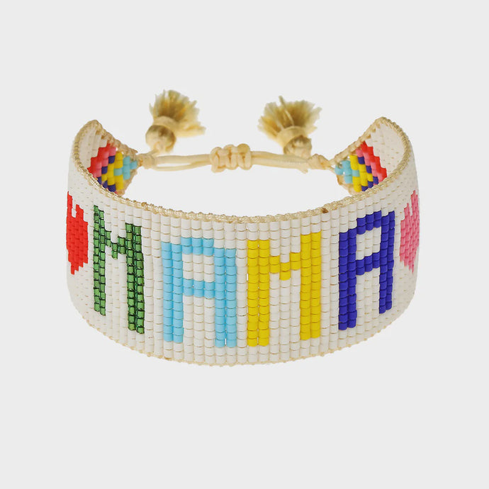 Hart - Rainbow MAMA Beaded Bracelet