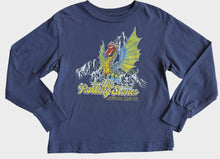 Load image into Gallery viewer, Rowdy Sprout - Rolling Stones Organic LS Tee - Vintage Navy