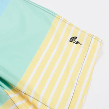 Load image into Gallery viewer, Shade Critters - 4 Way Stretch Swim Trunk - Stripe Colorblock